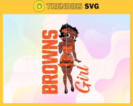 Browns Black Girl Svg Cleveland Browns Svg Browns svg Browns Girl svg Browns Fan Svg Browns Logo Svg Design 1334