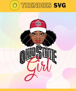 Buckeyes Black Girl Svg Ohio State Buckeyes Svg Buckeyes Svg Buckeyes Logo svg Buckeyes Girl Svg NCAA Girl Svg Design 1349