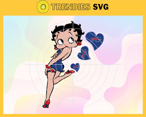 Buffalo Bills Betty Boop Svg Bills Svg Bills Girls Svg Bills Logo Svg Girls Svg Queen Svg Design 1369