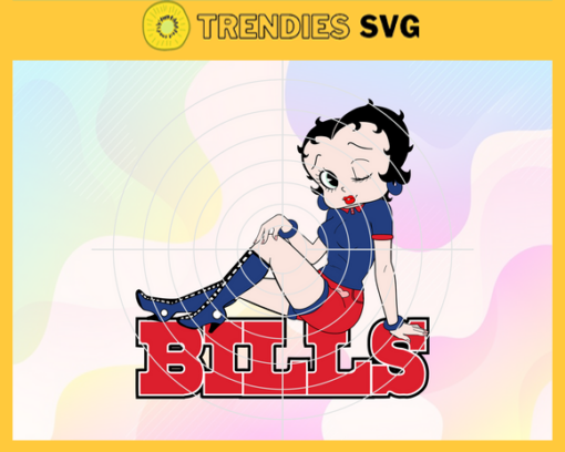 Buffalo Bills Betty Boop Svg Bills Svg Bills Girls Svg Bills Logo Svg White Girls Svg Queen Svg Design 1370