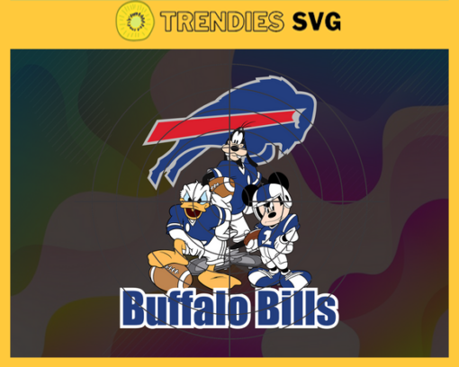 Buffalo Bills Cartoon Movie Svg Donald Duck Svg Mickey Svg Pluto Svg Bills Svg Bills Team Svg Design 1372