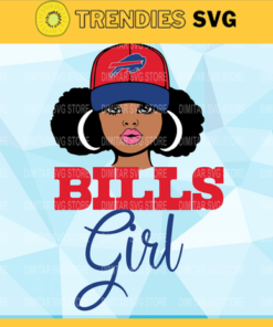 Buffalo Bills Girl NFL Svg Pdf Dxf Eps Png Silhouette Svg Download Instant Design 1400