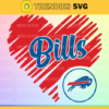 Buffalo Bills Heart NFL Svg Sport NFL Svg Heart T Shirt Heart Cut Files Silhouette Svg Download Instant Design 1408