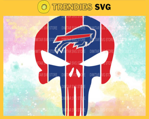 Buffalo Bills Skull NFL Svg Buffalo Bills Buffalo svg Buffalo Skull Buffalo Skull svg Bills svg Design 1435