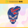 Buffalo Bills Skull NFL Svg Buffalo Bills Buffalo svg Buffalo Skull Buffalo Skull svg Bills svg Design 1437