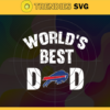 Buffalo Bills Worlds Best Dad svg Fathers Day Gift Footbal ball Fan svg Dad Nfl svg Fathers Day svg Bills DAD svg Design 1474