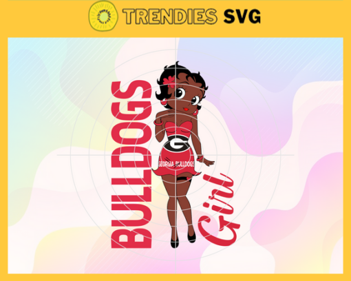 Bulldogs Black Girl Svg Georgia Bulldogs Svg Bulldogs Svg Bulldogs Logo svg Bulldogs Girl Svg NCAA Girl Svg Design 1478