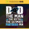 Carolina Panthers Dad The Man The Myth The Legend Svg Fathers Day Gift Footbal ball Fan svg Dad Nfl svg Fathers Day svg Panthers DAD svg Design 1545