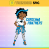 Carolina Panthers Girl NFL Svg Pdf Dxf Eps Png Silhouette Svg Download Instant Design 1563