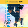 Carolina Panthers Girl with Jean Svg Pdf Dxf Eps Png Silhouette Svg Download Instant Design 1566