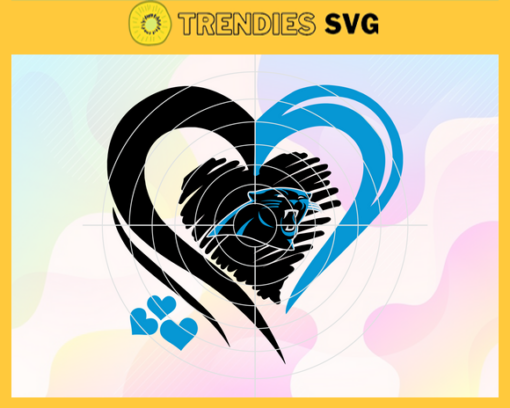 Carolina Panthers Heart NFL Svg Carolina Panthers Carolina svg Carolina Heart svg Panthers svg Panthers Heart svg Design 1569