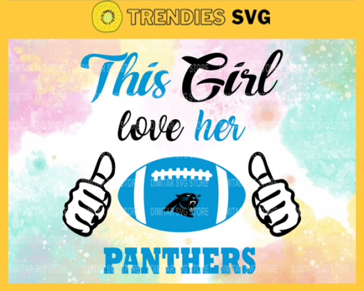 Carolina Panthers Svg NFL Svg National Football League Svg Match Svg Teams Svg Football Svg Design 1624