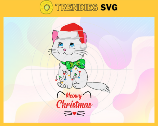 Cat Christmas Holiday Svg Gift For Cat Lover Svg Cat Svg Xmas Svg Merry Christmas Svg Santa Claus Svg Design 1639