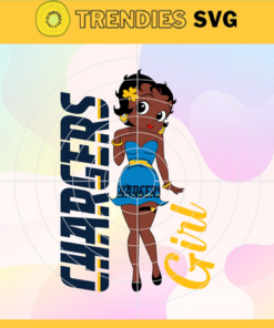 Chargers Black Girl Svg Los Angeles Chargers Svg Chargers svg Chargers Girl svg Chargers Fan Svg Chargers Logo Svg Design 1650