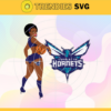 Charlotte Hornets Svg Hornets Svg Hornets Back Girl Svg Hornets Logo Svg Girl Svg Black Queen Svg Design 1661