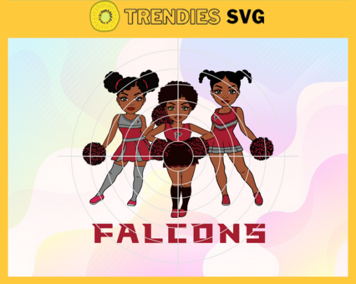 Cheerleader Falcons Svg Atlanta Falcons Svg Falcons svg Falcons Girl svg Falcons Fan Svg Falcons Logo Svg Design 1678
