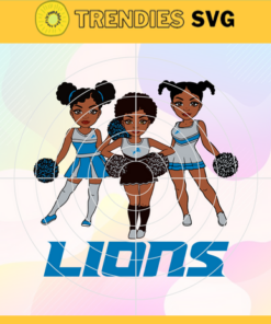 Cheerleader Lions Svg Detroit Lions Svg Lions svg Lions Girl svg Lions Fan Svg Lions Logo Svg Design 1682