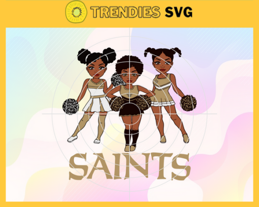 Cheerleader Saints Svg New Orleans Saints Svg Saints svg Saints Girl svg Saints Fan Svg Saints Logo Svg Design 1690