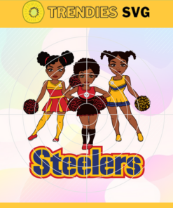 Cheerleader Steelers Svg Pittsburgh Steelers Svg Steelers svg Steelers Girl svg Steelers Fan Svg Steelers Logo Svg Design 1692