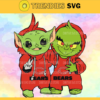Chicago Bears Baby Yoda And Grinch NFL Svg Instand Download Design 1703 Design 1703
