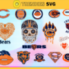 Chicago Bears Bundle Logo SVG PNG EPS DXF PDF Football Design 1713