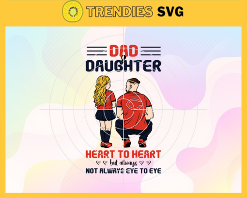 Chicago Bears Dad and Daughter Svg Fathers Day Gift Footbal ball Fan svg Dad Nfl svg Fathers Day svg Bears DAD svg Design 1719