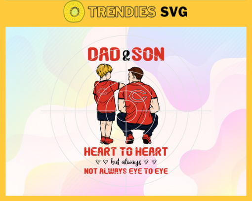 Chicago Bears Dad and Son Svg Fathers Day Gift Footbal ball Fan svg Dad Nfl svg Fathers Day svg Bears DAD svg Design 1720