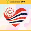 Chicago Bears Heart NFL Svg Chicago Bears Chicago svg Chicago Heart svg Bears Bears svg Design 1748