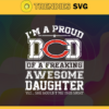 Chicago Bears I Proud Dad Of A Freaking Awesome Daughter Svg Fathers Day Gift Footbal ball Fan svg Dad Nfl svg Fathers Day svg Bears DAD svg Design 1753