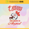 Chicago Bears Queen Are Born In August NFL Svg Chicago Bears Chicago svg Chicago Queen svg Bears Bears svg Design 1763