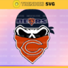 Chicago Bears Skull NFL Svg Pdf Dxf Eps Png Silhouette Svg Download Instant Design 1780