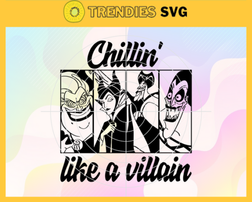 Chillin Like a Villain Svg Series Walt Disney Animated Classics Svg Perfectly Wicked Svg Disney Villains Svg Villains Svg Ursula Svg Design 1850