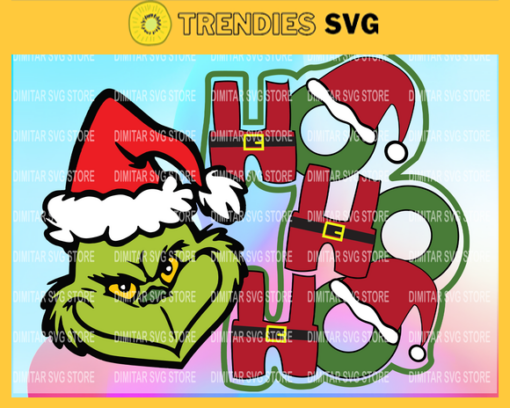 Christmas SVG Design Grinch SVG Design Grinch Face Svg Design Grinch Sublimation PNG Designs Grinch Png Hohoho Grinch Design 1913