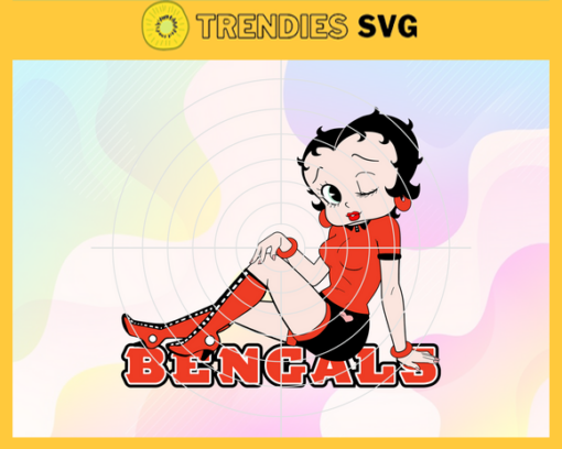 Cincinnati Bengals Betty Boop Svg Bengals Svg Bengals Girls Svg Bengals Logo Svg White Girls Svg Queen Svg Design 1949