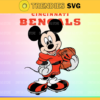 Cincinnati Bengals Disney Inspired printable graphic art Mickey Mouse SVG PNG EPS DXF PDF Football Design 1934