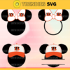 Cincinnati Bengals Disney Inspired printable graphic art Mickey Mouse SVG PNG EPS DXF PDF Football Design 1935
