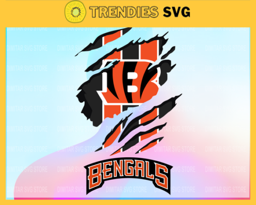 Cincinnati Bengals Scratch NFL Svg Pdf Dxf Eps Png Silhouette Svg Download Instant Design 2013