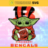 Cincinnati Bengals YoDa NFL Svg Pdf Dxf Eps Png Silhouette Svg Download Instant Design 2054