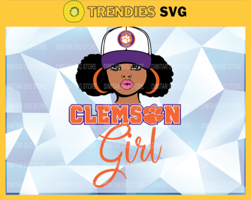 Clemson Tigers girl Svg Eps Dxf Png Pdf Instant Download ClemsonTigers Svg Design 2077