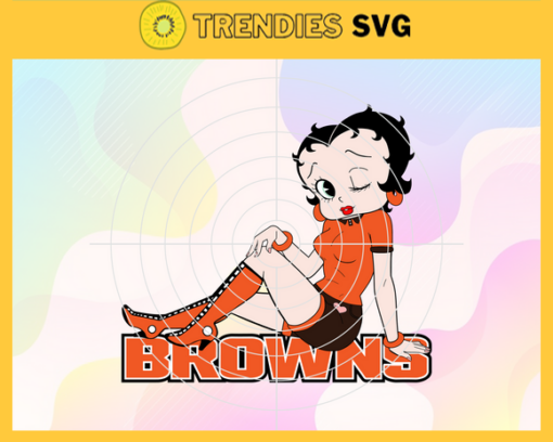 Cleveland Browns Betty Boop Svg Browns Svg Browns Girls Svg Browns Logo Svg White Girls Svg Queen Svg Design 2101