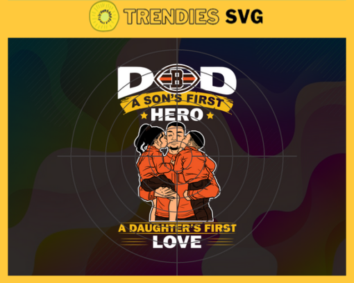 Cleveland Browns DAD a Sons First Hero Daughters First Love svg Fathers Day Gift Footbal ball Fan svg Dad Nfl svg Fathers Day svg Browns DAD svg Design 2106