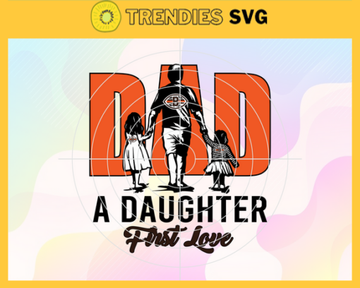 Cleveland Browns Dad Like Father Like Daughter Svg Fathers Day Gift Footbal ball Fan svg Dad Nfl svg Fathers Day svg Browns DAD svg Design 2111