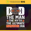 Cleveland Browns Dad The Man The Myth The Legend Svg Fathers Day Gift Footbal ball Fan svg Dad Nfl svg Fathers Day svg Browns DAD svg Design 2112