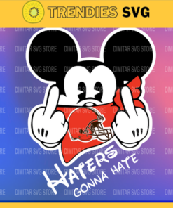 Cleveland Browns Disney Inspired printable graphic art Mickey Mouse SVG PNG EPS DXF PDF Football Design 2087
