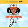 Cleveland Browns Girl NFL Svg Pdf Dxf Eps Png Silhouette Svg Download Instant Design 2130