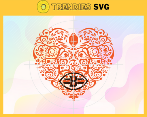 Cleveland Browns Heart NFL Svg Cleveland Browns Cleveland svg Cleveland Heart svg Browns svg Browns Heart svg Design 2134