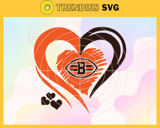 Cleveland Browns Heart NFL Svg Cleveland Browns Cleveland svg Cleveland Heart svg Browns svg Browns Heart svg Design 2135