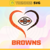 Cleveland Browns Heart NFL Svg Cleveland Browns Cleveland svg Cleveland Heart svg Browns svg Browns Heart svg Design 2137