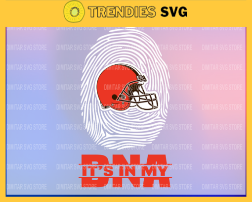 Cleveland Browns It is in my DNA Svg Sport NFL Svg DNA T Shirt DNA Cut Files Silhouette Svg Download Instant Design 2142