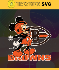 Cleveland Browns Mickey NFL Svg Cleveland Browns Cleveland svg Cleveland Mickey svg Browns svg Browns Mickey svg Design 2148